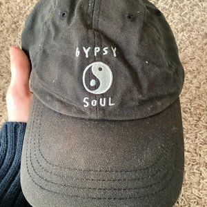 "gypsy soul" adjustable black hat